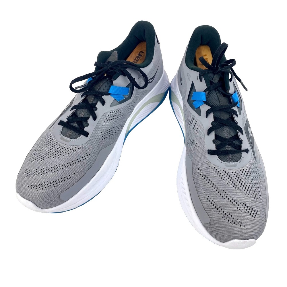 Saucony PWRRun Tennis Shoes Men's 12 Gray & Blue Running Sneakers LKNU Walking